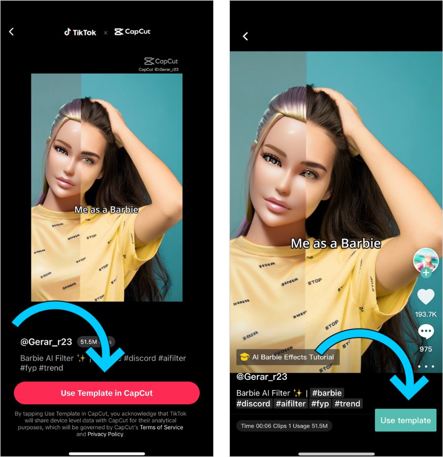 how to use capcut templates from tiktok 1724954634