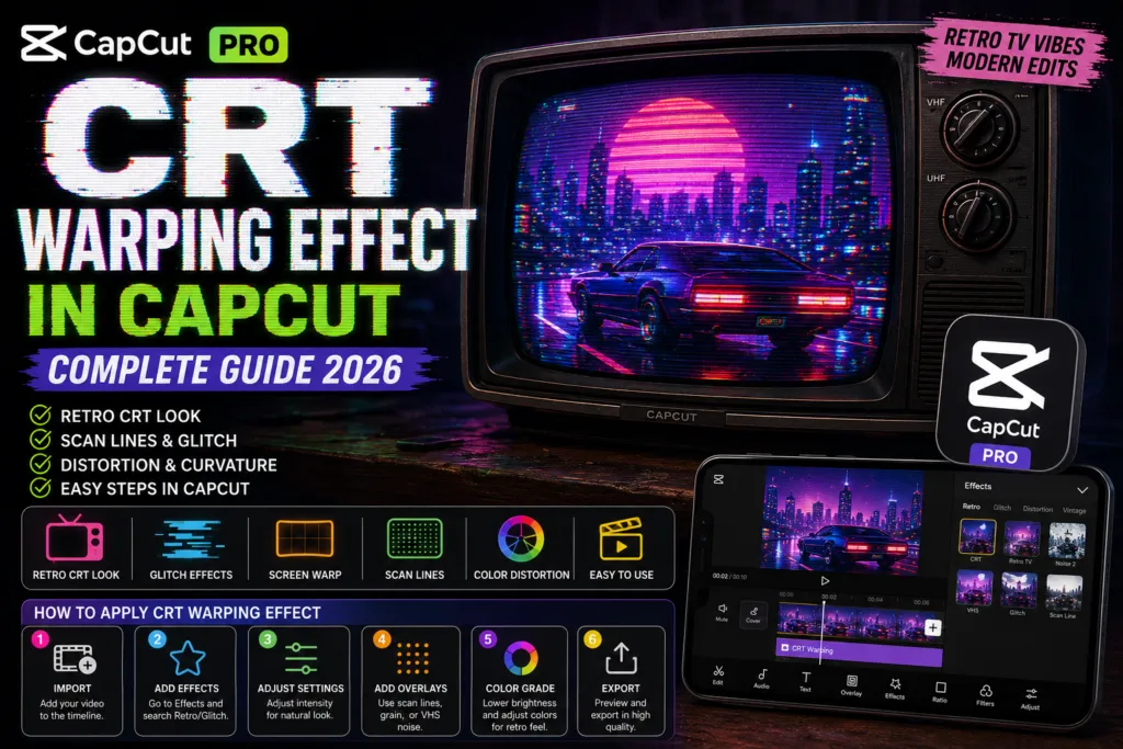 CRT Warping Effect in CapCut