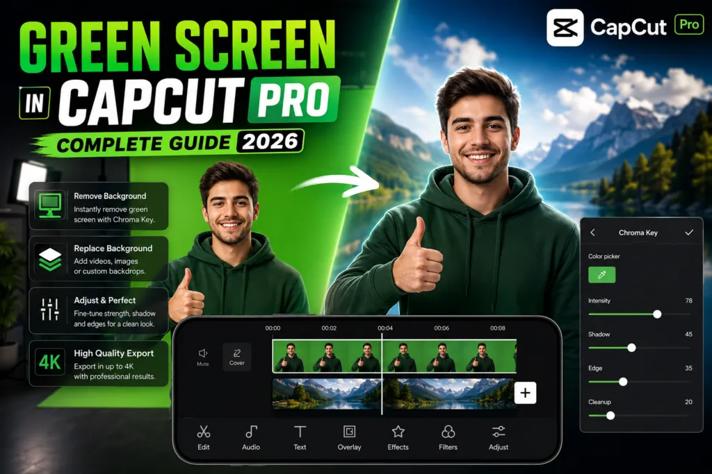 How to Use Green Screen in CapCut Pro Like a Professional